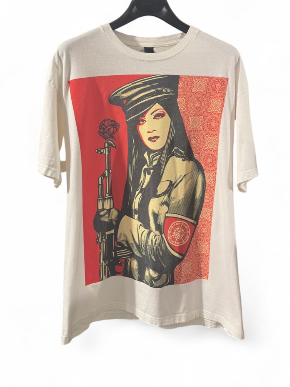 OBEY Peace Rose Female Guard Graphic T-shirt Size Men’s XL